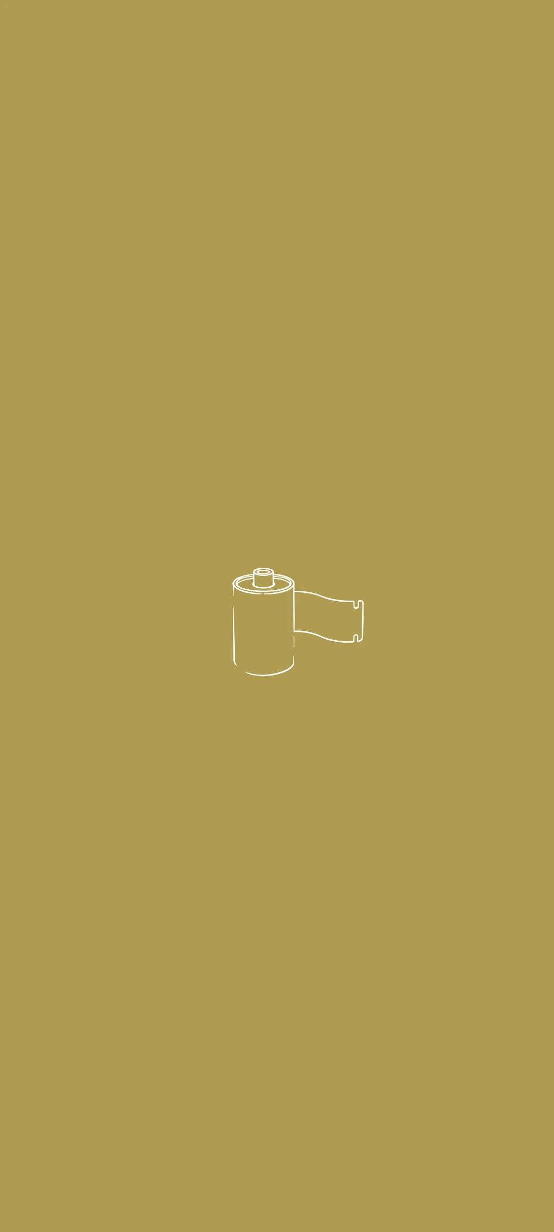 Film roll — minimal line art wallpaper for iPhone