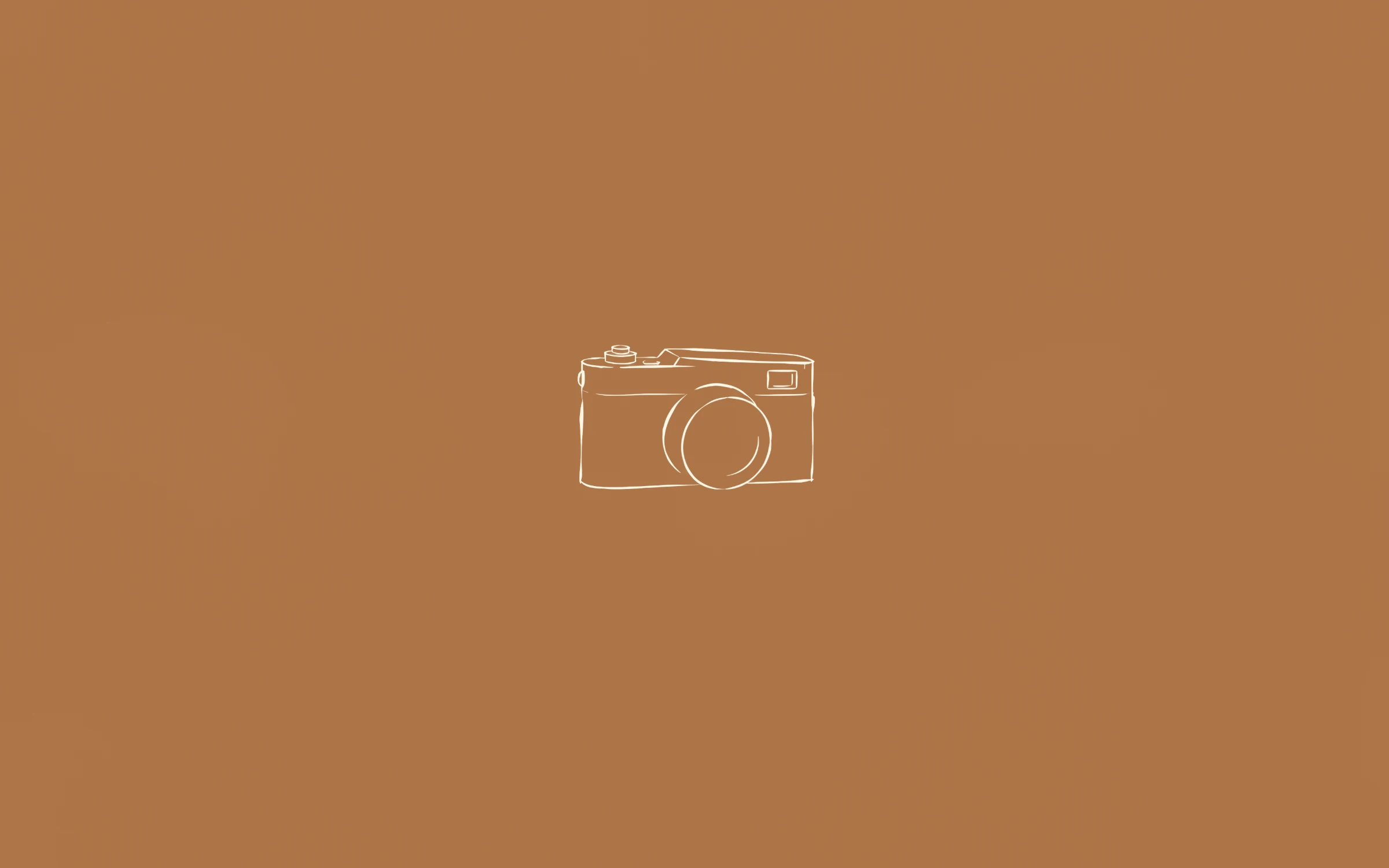 Film camera — minimal line art wallpaper
