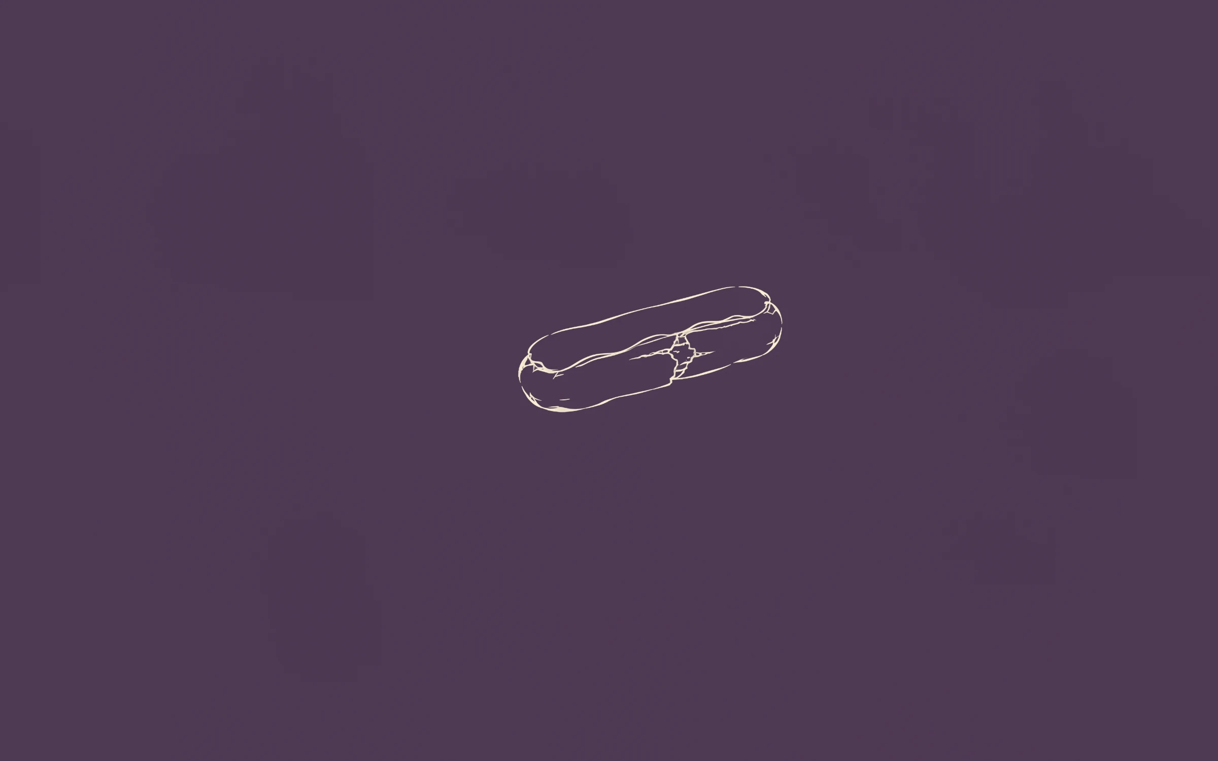Eclair — minimal line art wallpaper