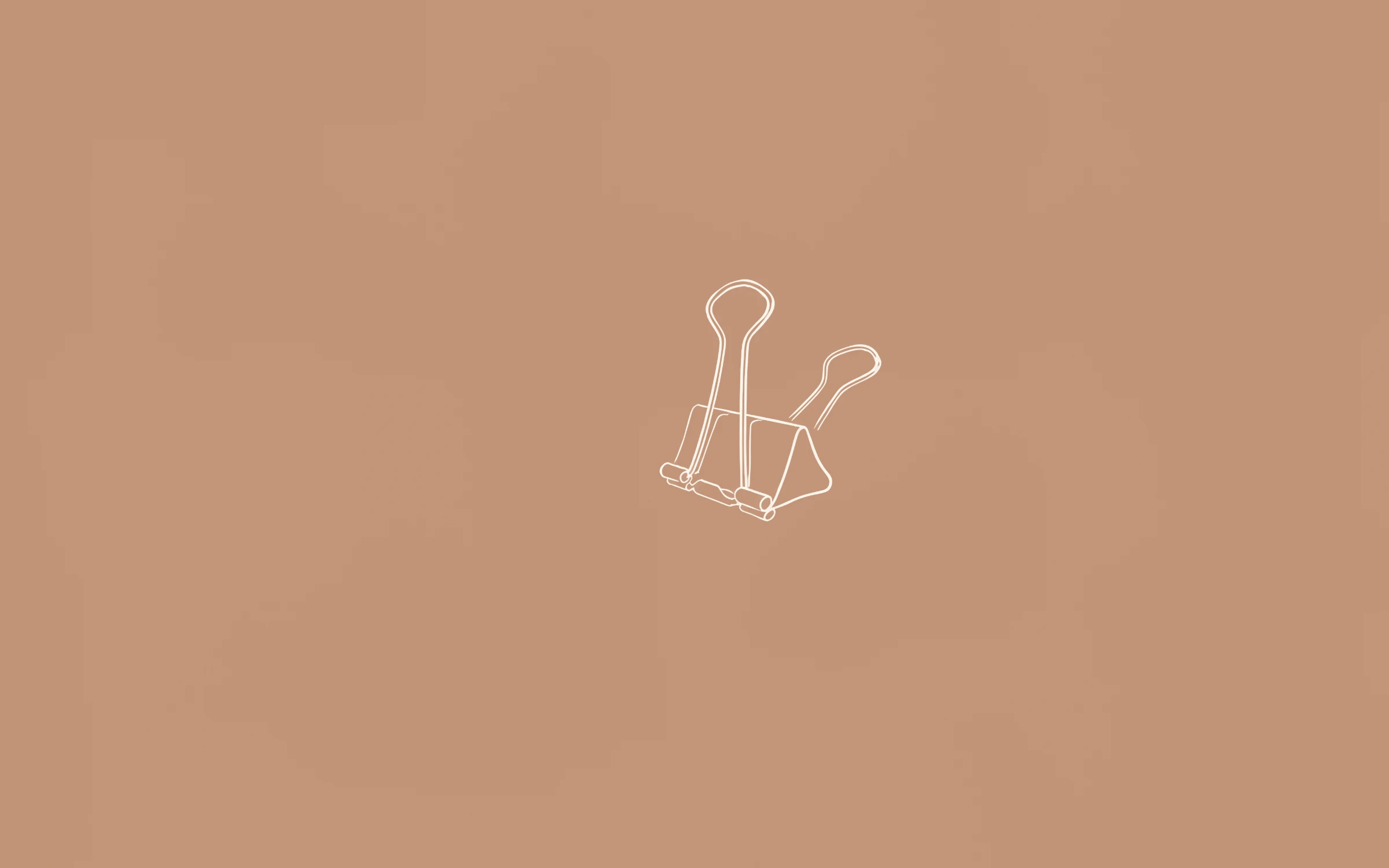 Binder clip minimal line art wallpaper