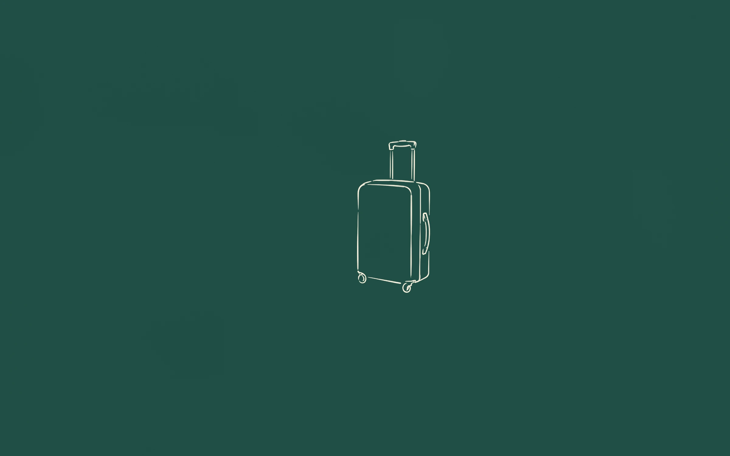Suitcase — minimal line art wallpaper