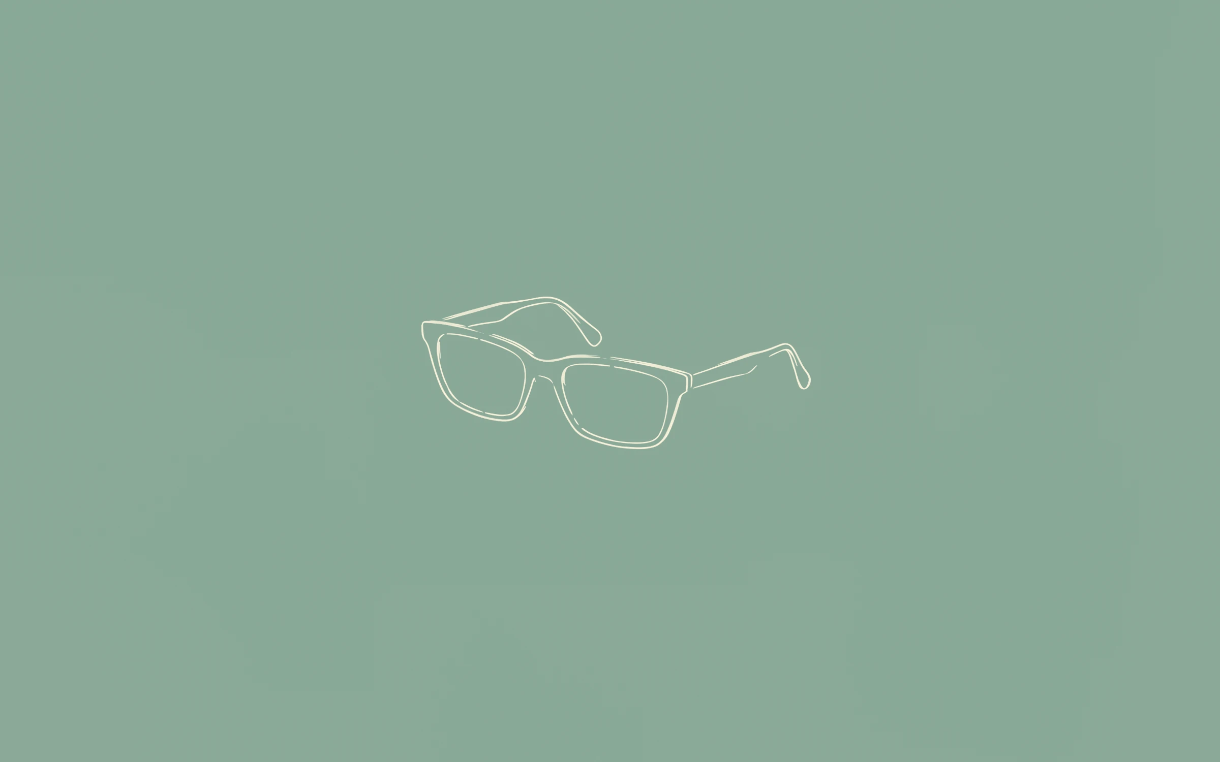 Glasses — minimal line art wallpaper