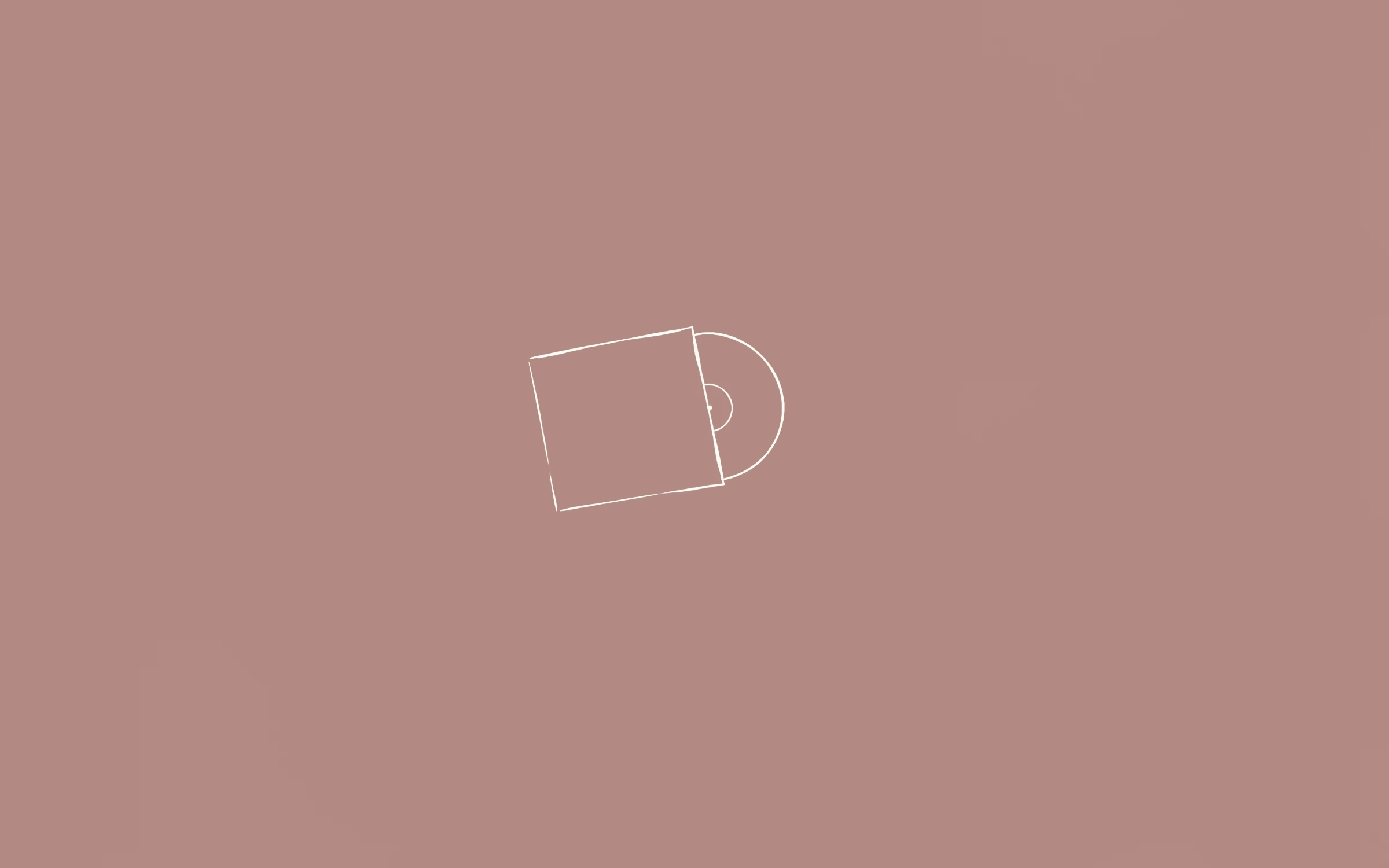 CD minimal line art wallpaper