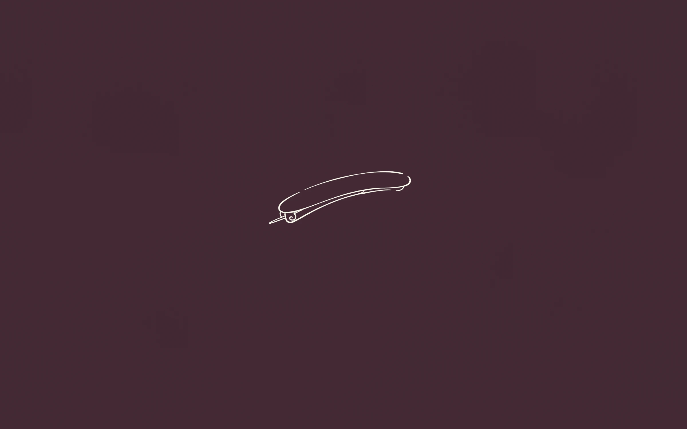 Hair clip — minimal line art wallpaper