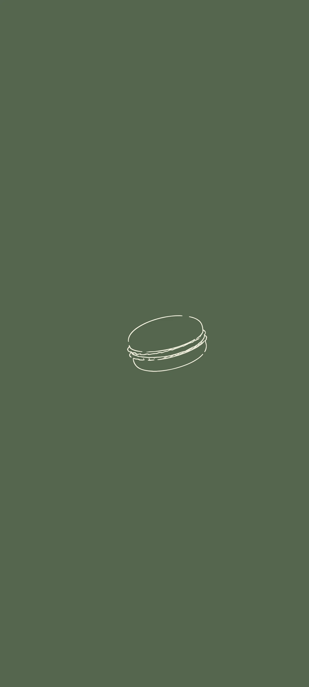Macaron — minimal line art wallpaper for iPhone