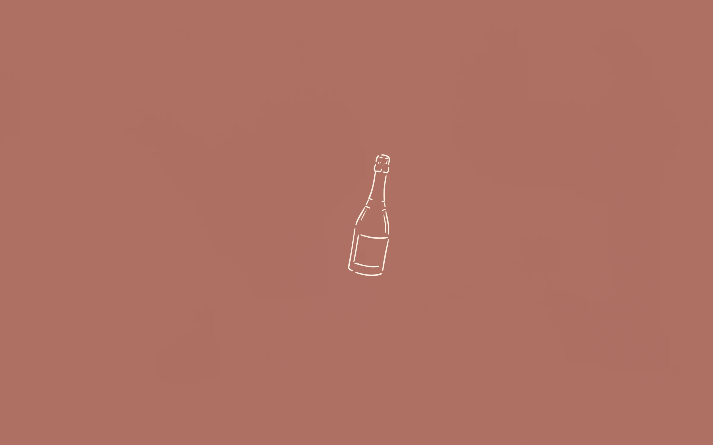 Champagne — minimal line art wallpaper