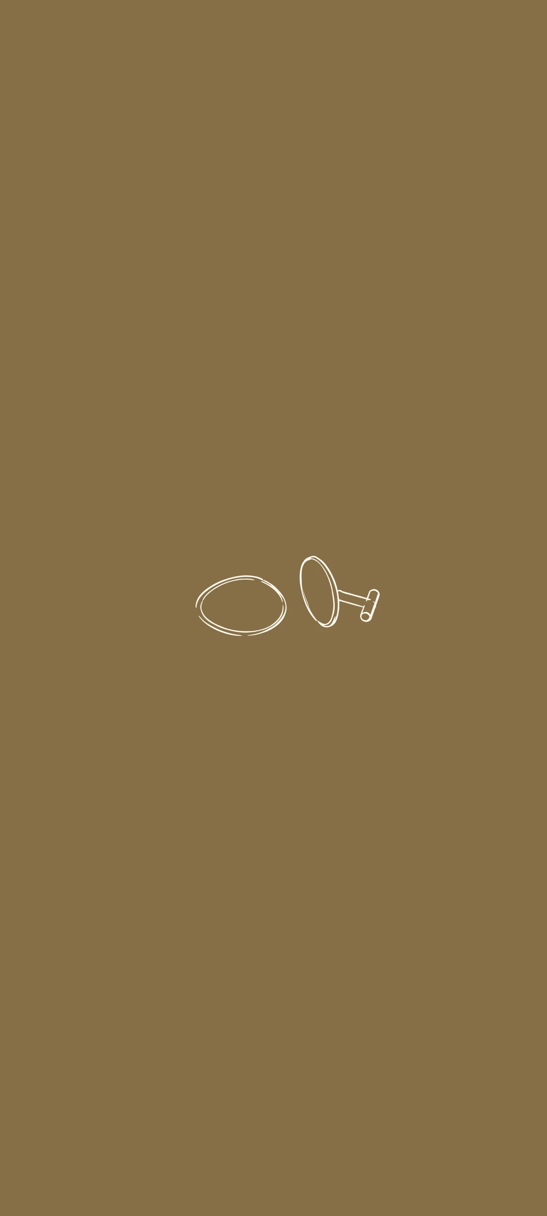 Cufflinks — minimal line art wallpaper for iPhone