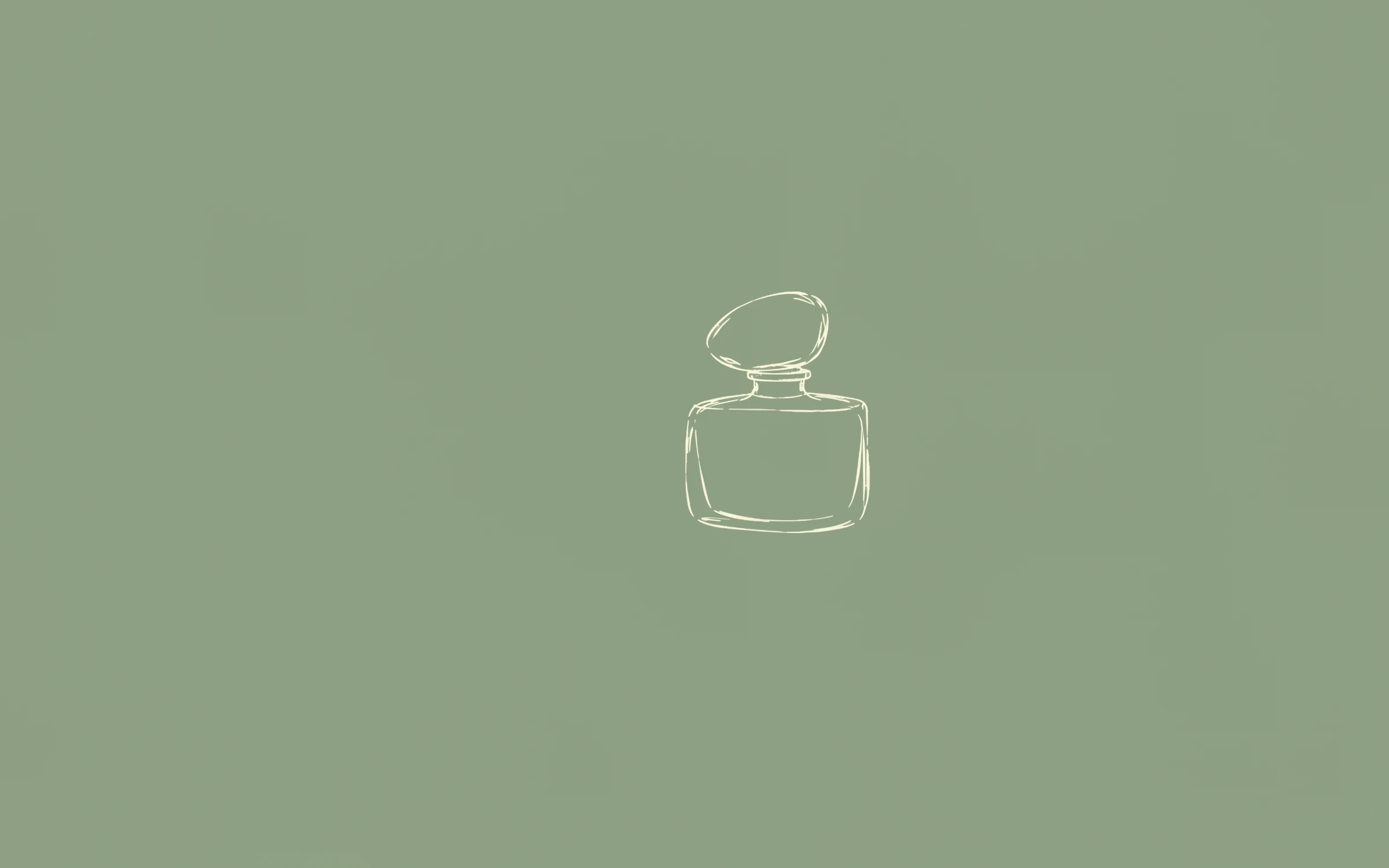 Perfume bottle — minimal line art wallpaper
